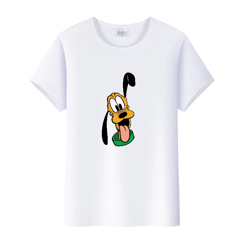 مضحك ديزني الكرتون تيز ميكي ماوس بلوتو الجرافيك امرأة 2024 الصيف المحاصيل القمم رجالي تي شيرت ملابس فضفاضة الجرونج Y2K البلوزات