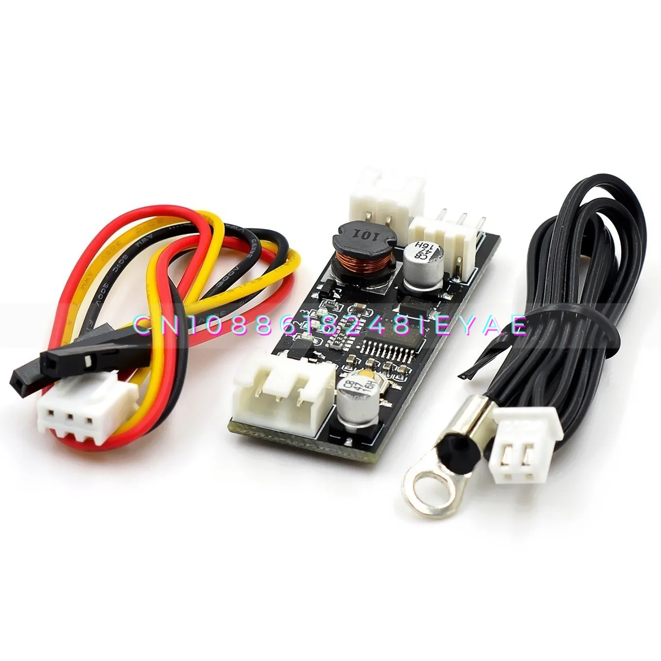 12V DC PWM 2-3 Wire Fan Temperature Control Governor Chassis Machine Computer Fan Temperature Control Noise Reduction Module