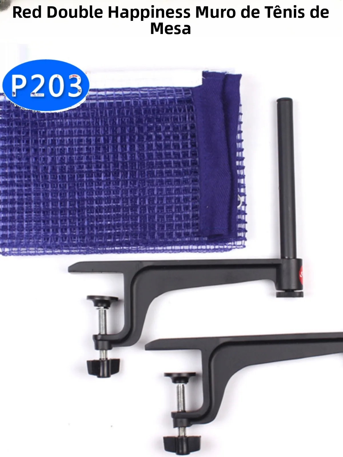 support-de-tennis-de-table-red-double-happiness-qualite-competition-usage-interieur-p203-comprend-filet-de-tennis-de-table-et-regle-de-mesure