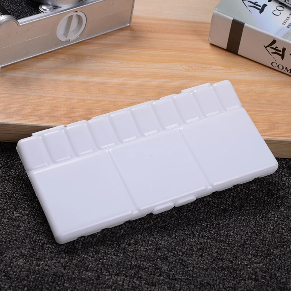 

4pcs Paint Palette Set Plastic Painting Tray For Artists Round Color Mixing Box Lightweight Durable Art Supplies Acrylic