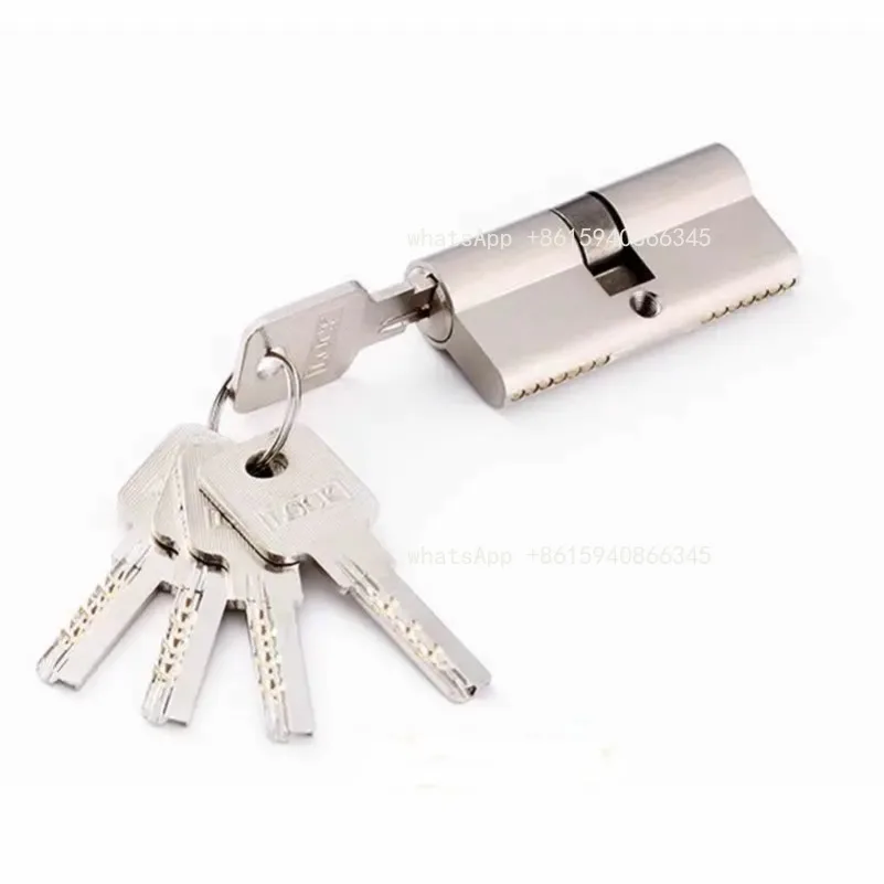 Anti Theft door lock Cylinder height 32mm length 50 55 60 65 70 75 80 95 100 110 120mm with 5 keys Lock Core for Interior Door