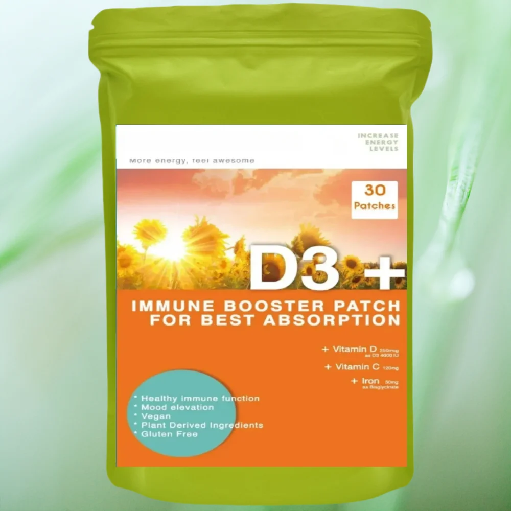 Vitamin D3 Plus Patches. 32 Energy Patches