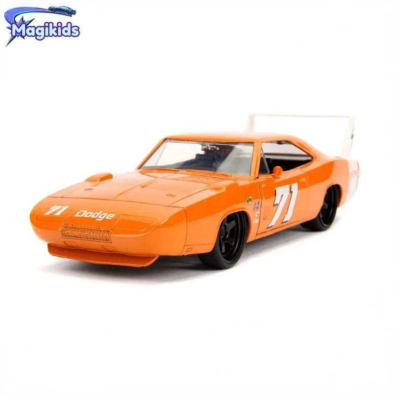 

1:24 1969 Dodge charger daytona Classic Muscle sports car Simulation Diecast Metal Alloy Model Car Toy kids Gift Collection J161