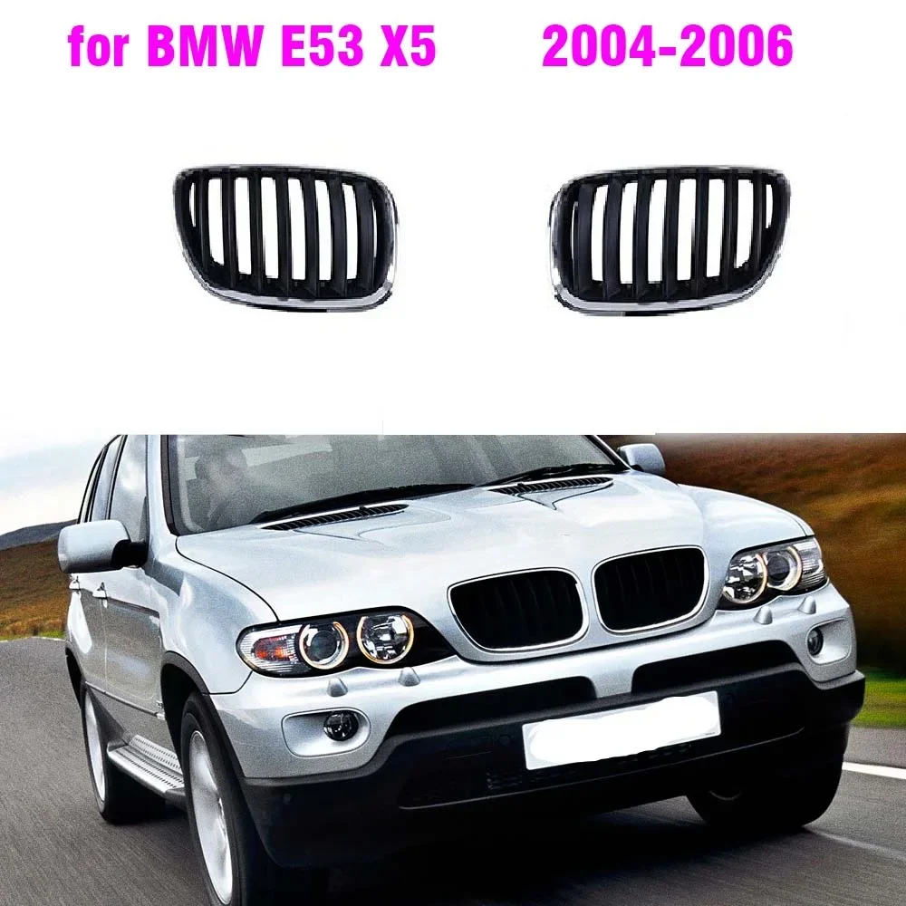 

Front Gloss black kidney sport grilles Hood grill for BMW E53 X5 2004 2005 2006 Car Styling Auto parts