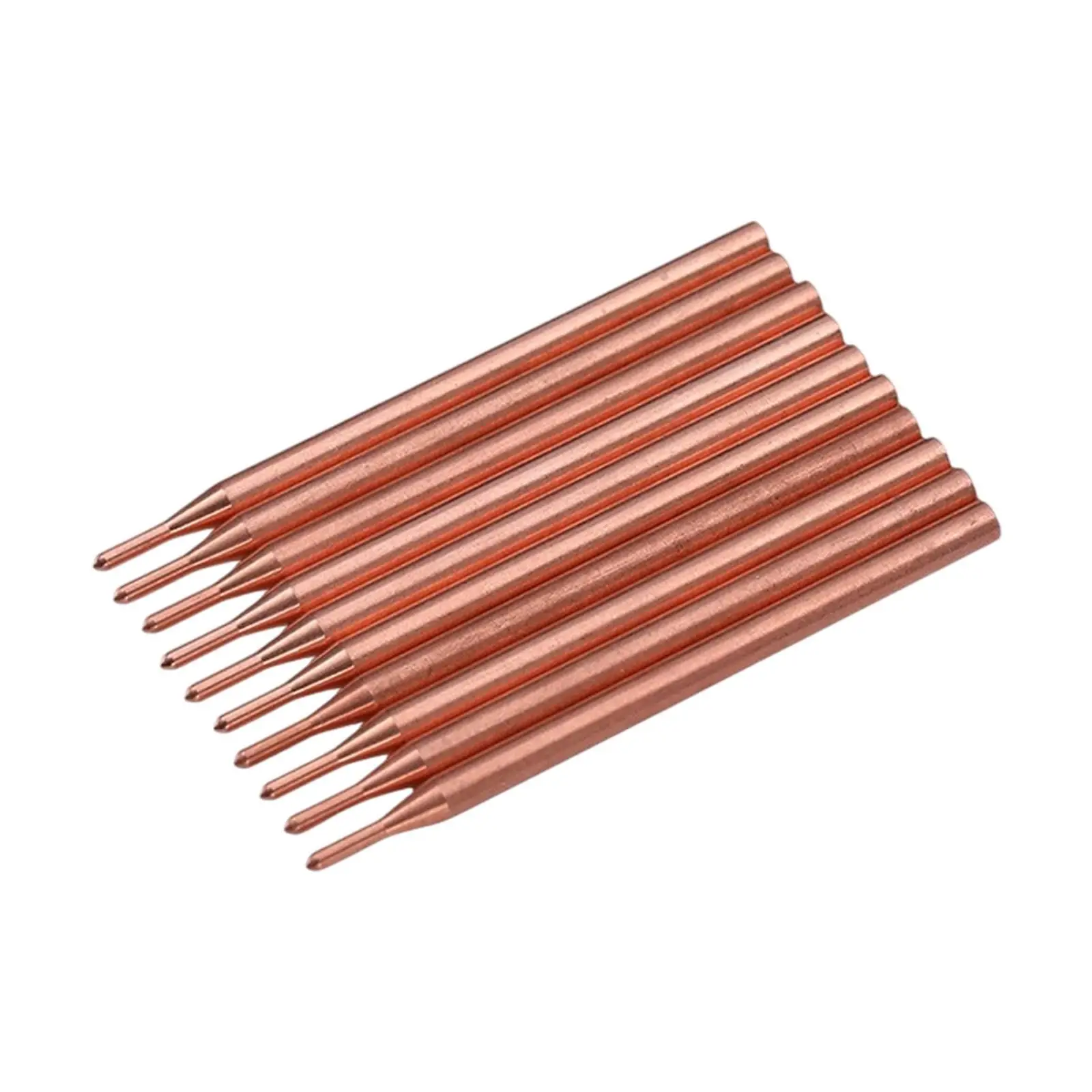 

10Pcs Spot Welding Pin Copper Equipment Tool Small Welding Machine Replacement Accessories Soldering Tips Welding Machine Parts