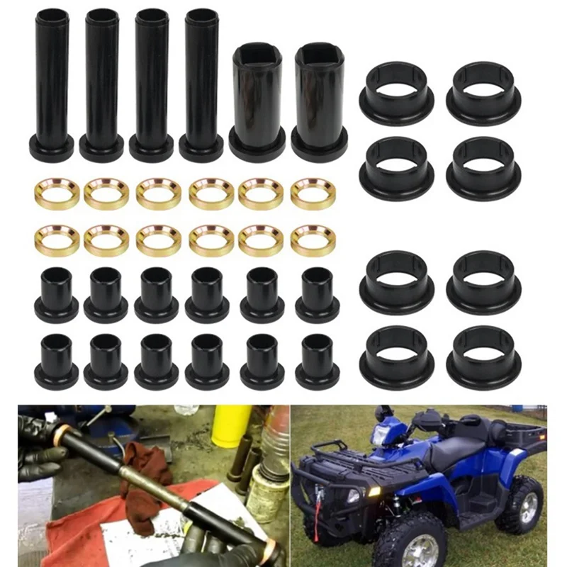 

A51K-Rear A-Arm Suspension Bushing Spacer Kit For Polaris Sportsman 400 500 700-Includes Replacement 5020677 5433063 5433413 543