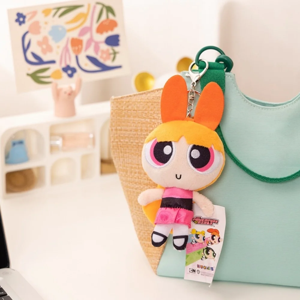 الأصلي أنيمي Powerpuff الفتيات Buttercup أفخم ألعاب الدمى الكرتون فقاعات زهر Kawaii أفخم اكسسوارات الديكور الهدايا