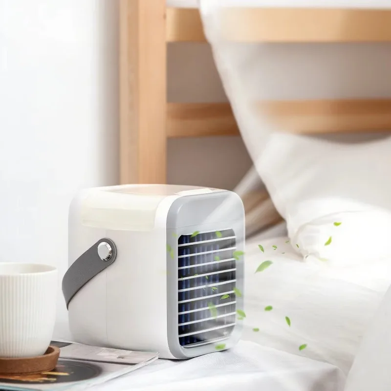 Handheld Water-cooled Fan Home Desktop Humidifier Fan Portable Charging Spray Water Air Conditioner Fan WT-F26