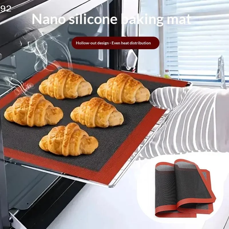Pack of 1/3, 30x40cm Silicone Baking Mat for Microwave, Oven and Grill - Non Sticky, Heat Resistant