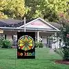 Pride Garden Flag A World Where You Can Be Anything Be Kind Proud Flag 12x18 Inch Outdoor Sunflower Proud Flag(Be Kind Garde jjp