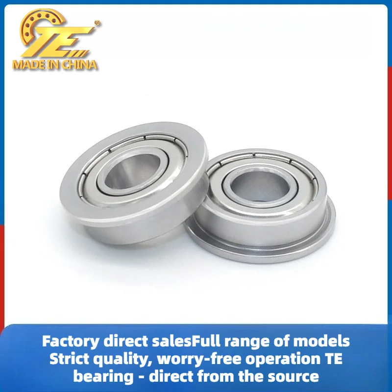 Stainless steel flange bearing SF697ZZ with baffle deep groove ball bearing 7 * 17/19 * 5mm