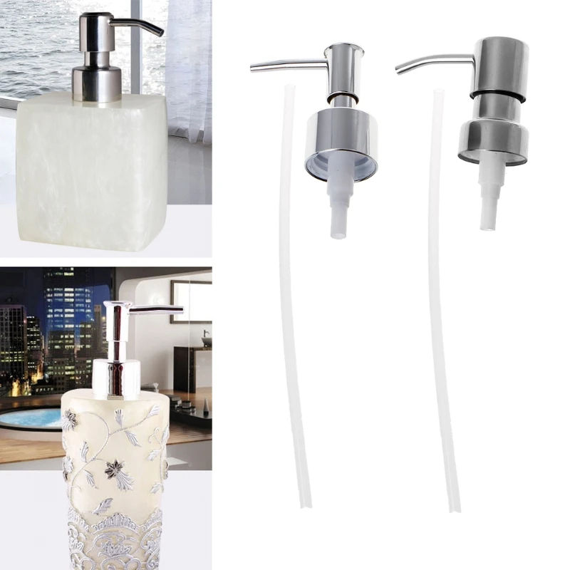 Đồng Hồ Nam Dây Thép Không Gỉ Bình Đựng Xà Phòng Vòi Phun 12 OZ Xây Dựng Trong Kem Dưỡng Da Tay Bơm Lắp