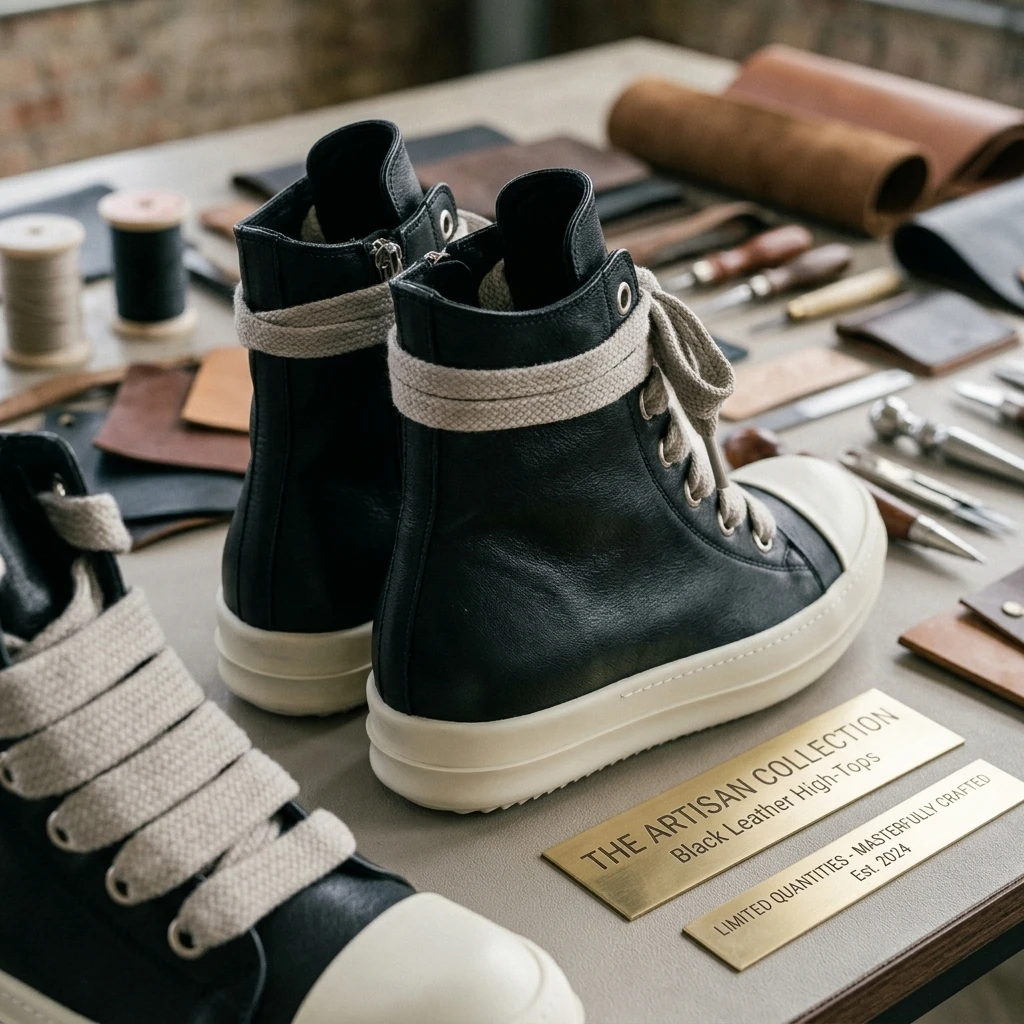 Brand Casual Men Shoe High Top Women Sneaker Jumbo Lace-up Black Geobasket Leather Shoe Zip Luxury Trainer Thick-sole Ankle Boot