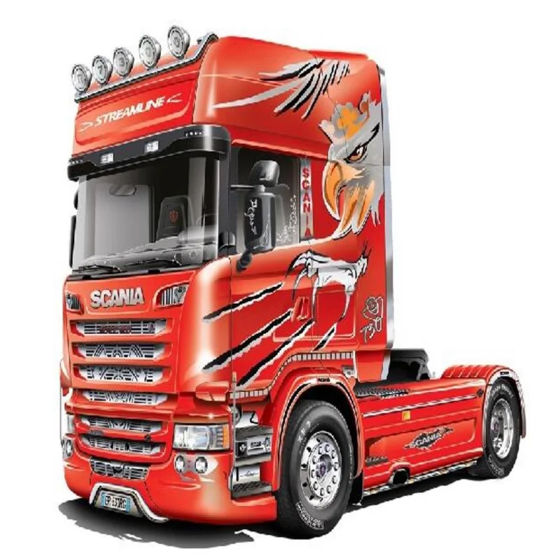 Naklejki metalowe naklejki listowe naklejki pocztowe dla 1/14 Tamiya zdalnie sterowana ciężarówka Scania 770s Tamiya LESU przyczepa do ciągnika