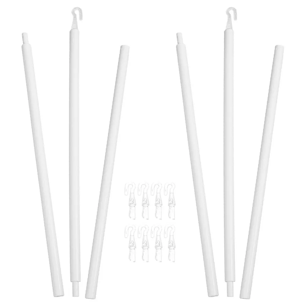 2 set 2 Sets 89CM Blind Rotor PP Wand Replacement Hooks for Curtains Drapery Pull Rod Window Blinds Accessories Plastic