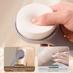 1pcs Lotion Applicator Body Wash Brush Padded Brush With Long Reach Handle Self Application For Back Feet Skin Cream Sunscreen