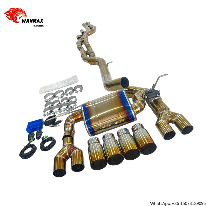 

Титановая выхлопная система для F80 M3/F82 M4 - Полная титановая система Catback с управлением Valvetronic и пультом ДУ