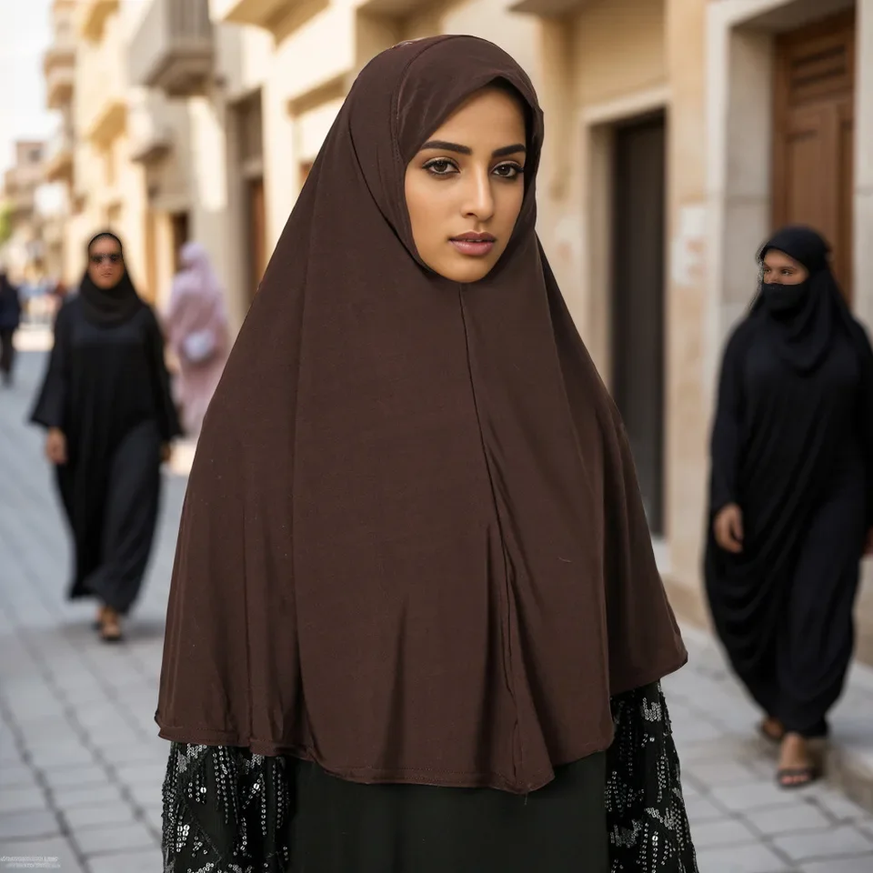 Foulard pull-on in tinta unita moda sciarpa malese in lino di cristallo di vendita calda 80 * 90 cm