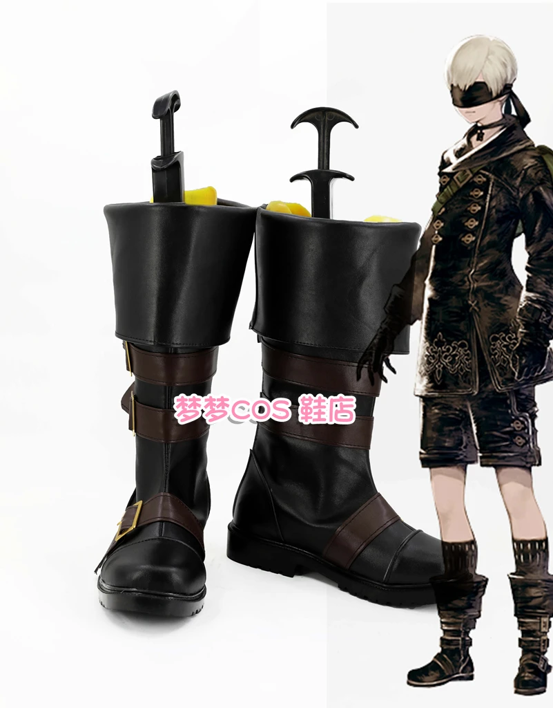 

NieR Automata YoRHa No. 9Type S 9S Cosplay Shoes Game Boots Halloween Custom Made