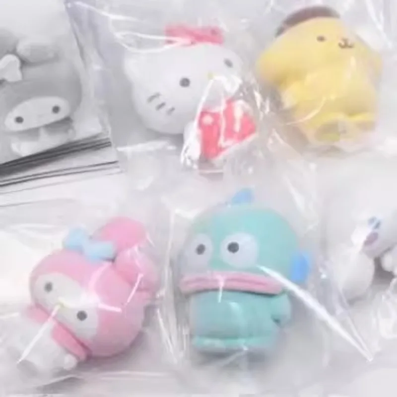 Original Bandai Gashapon Kapsel Spielzeug Anime Figur Nette Sanrio Beflockung Hallo Kitty Action Figur Mini Modell Sammlung Geschenk