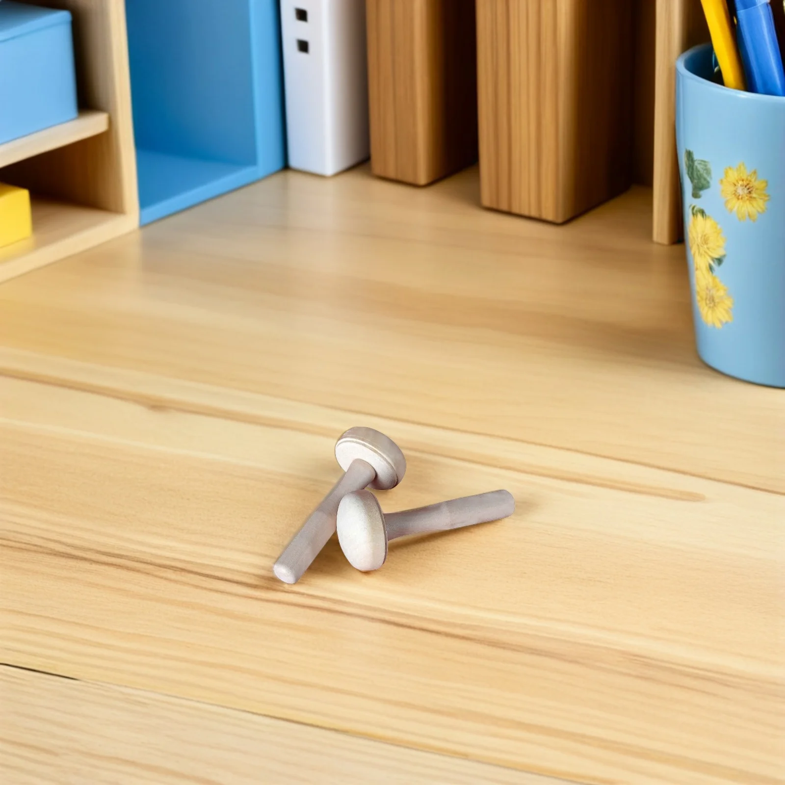 

10pcs Children'S Wood Printmaking Tool Mushroom Rubbing Roller For Diy Art, Wooden Painting Supplies, Craft Printmaking Tools