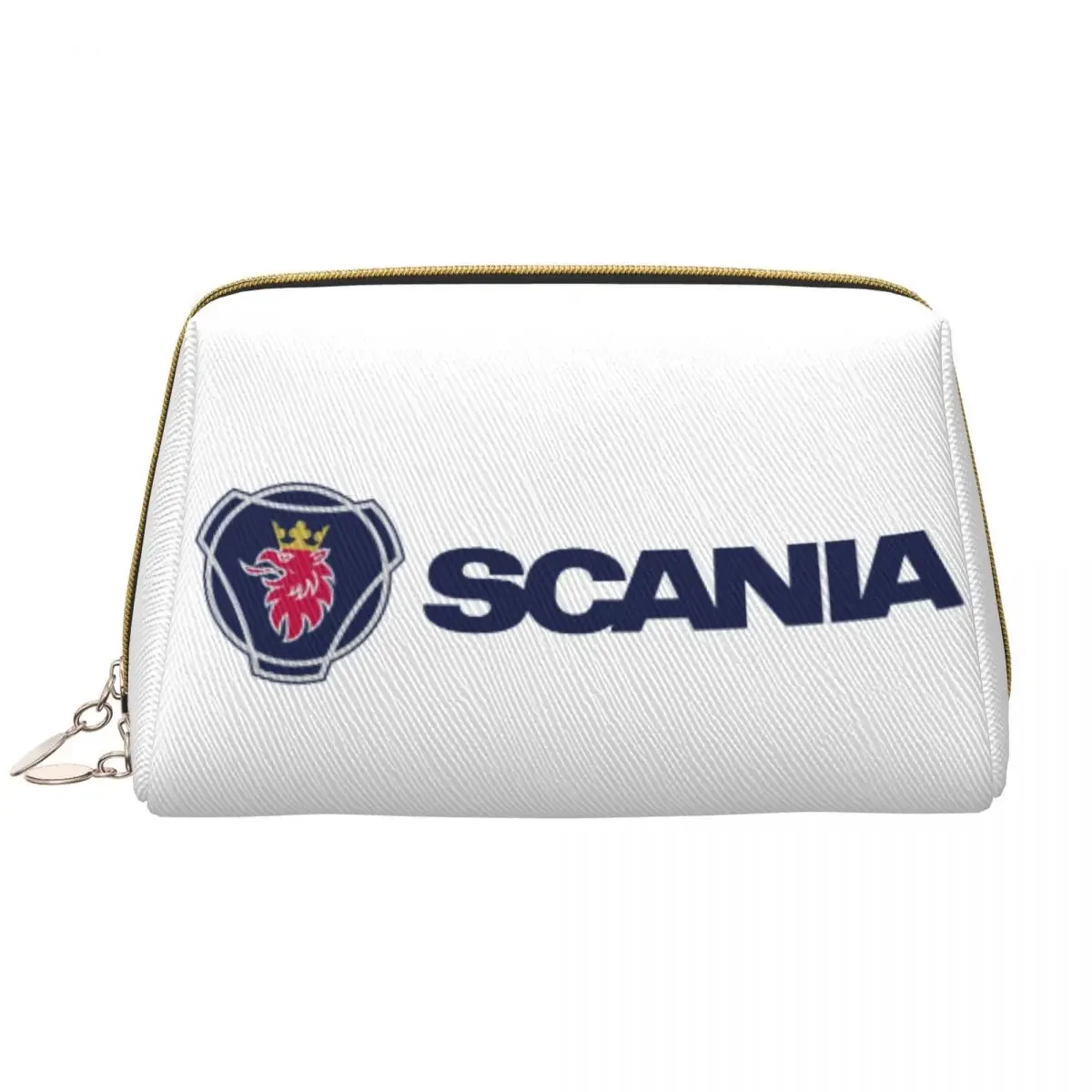 

Scanias Logo Printing Makeup Bag for Women Travel Cosmetic Organizer Kawaii Storage Toiletry Bags