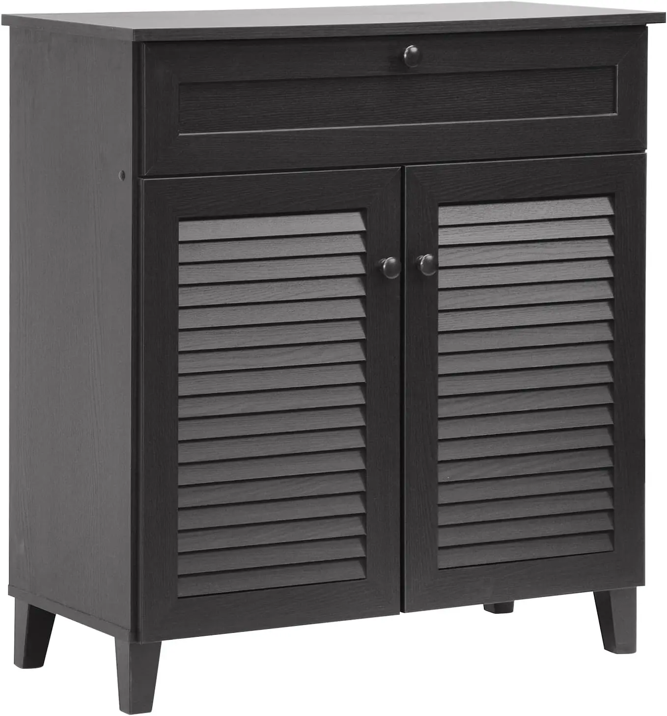 Comfort Corner Baxton Studio Calvin Shoe-Storage Cabinet, Espresso