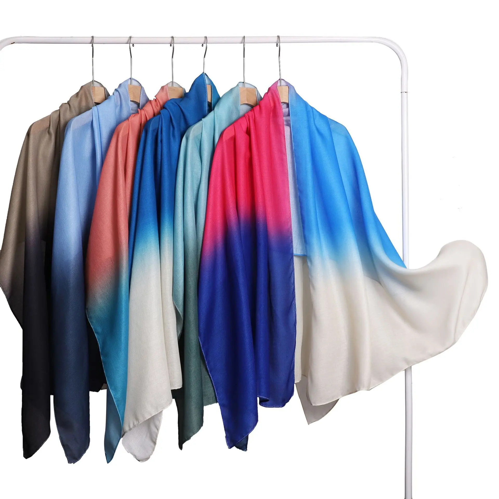 

Fashion Gradient Color Long Scarf Headscarf Women Muslim Hijab Sun Protection Shawl Wrap Bufanda Foulard Bandanas Turbante Mujer