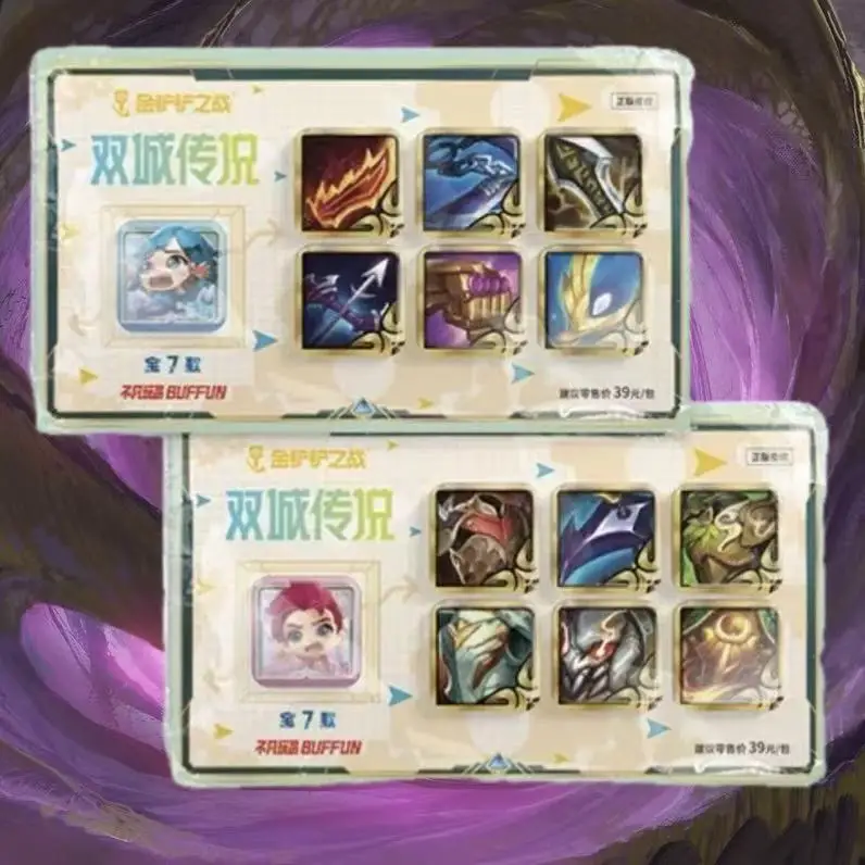 Arcane Mini Pin Badge Set Vi Powder Orianna Embalaje original genuino Nuevo