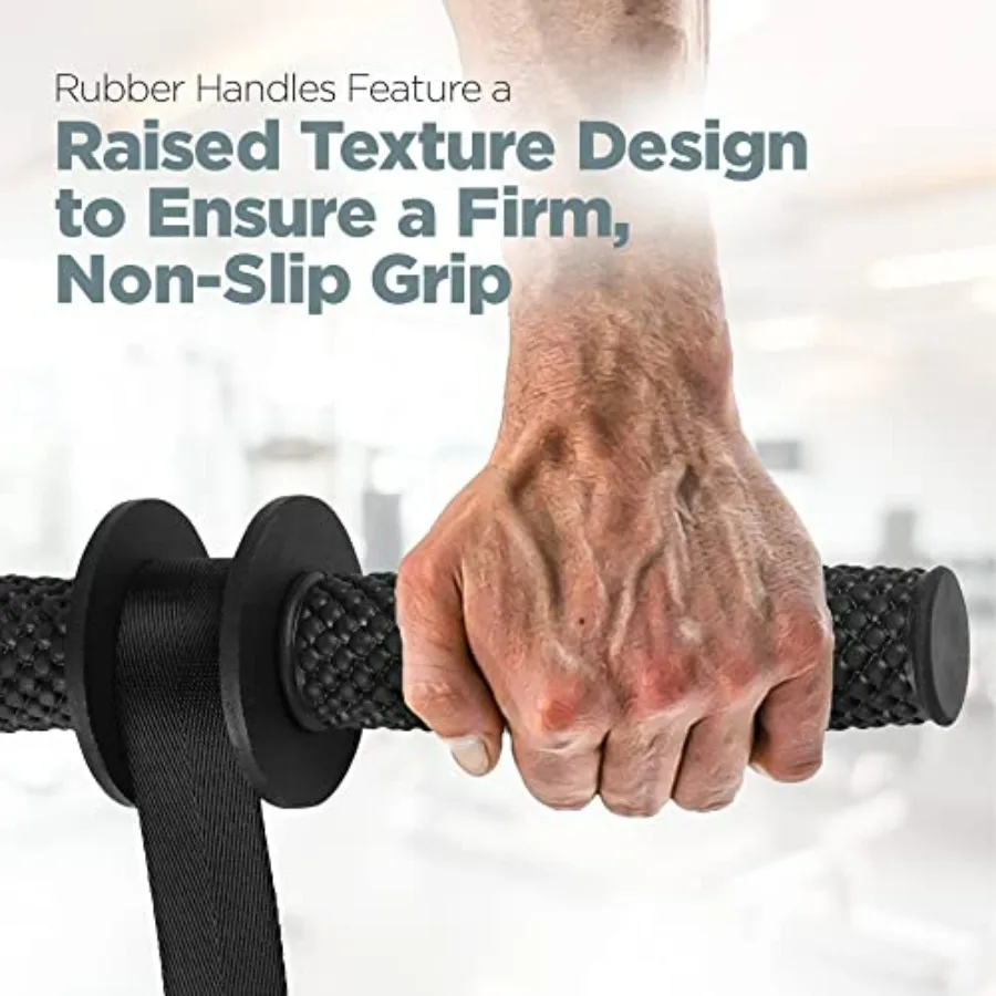 مسدس الساعد - أسطوانة معصم الساعد - معدات تدريب الساعد - قلب فولاذي مع مقابض مطاطية غير قابلة للانزلاق - Build Mu