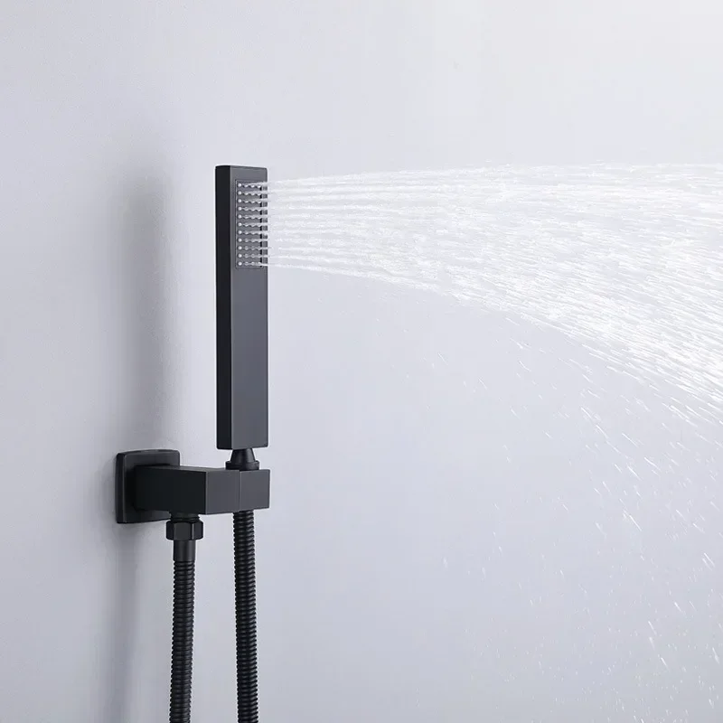 Wall Mount Rainfall Showers Set Concealed Rain Shower Bathroom Shower Faucet set Mixer Tap