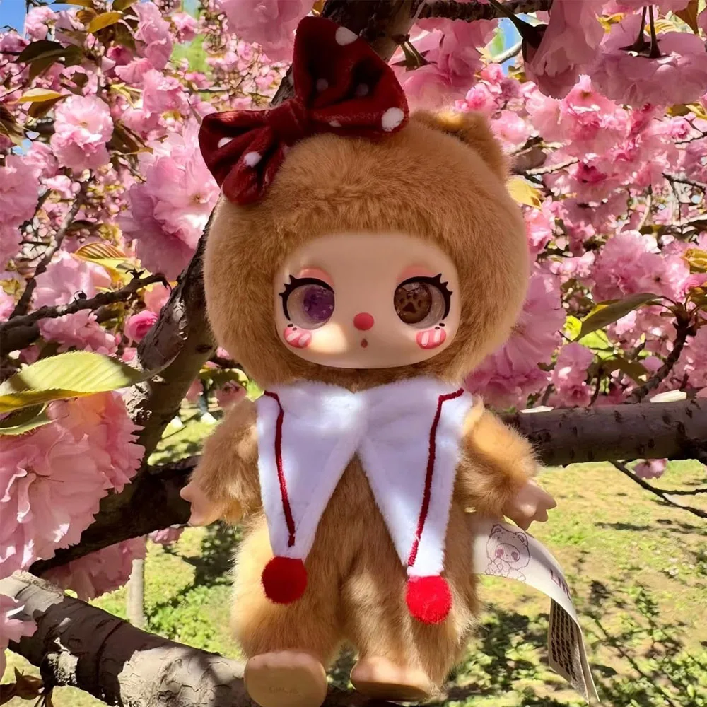 Liila Bunny الجيل الثالث من حيوانات محشوة رائعة وقابلة للجمع مع ملابس موسمية، ألوان مختلطة