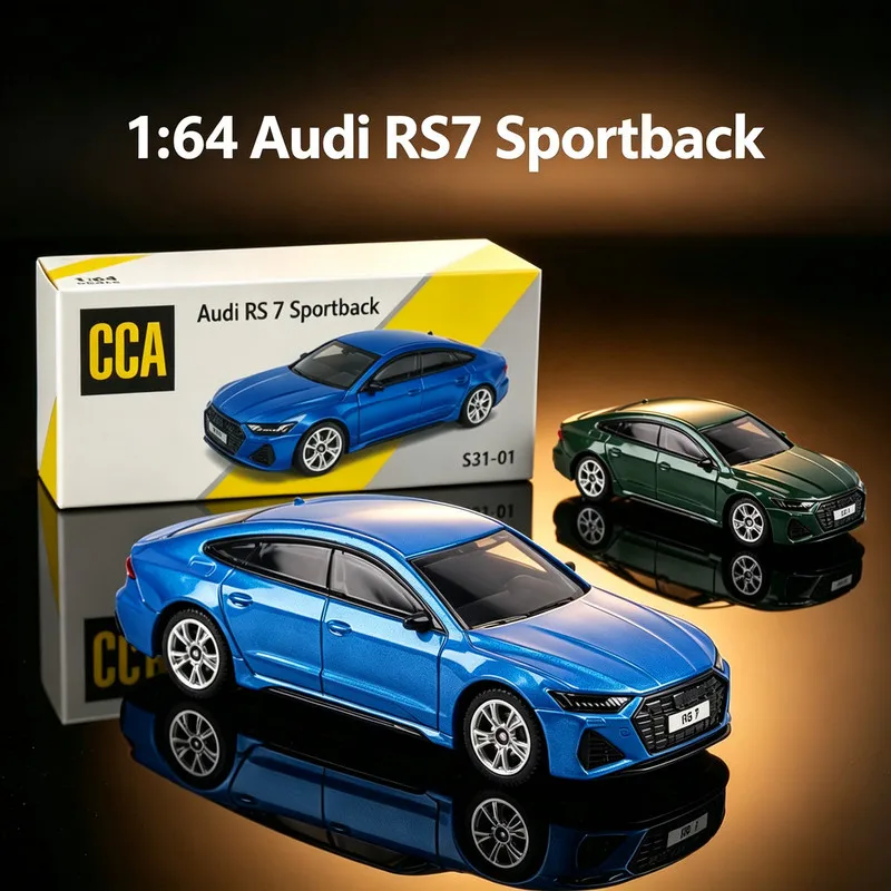 CCA 1/64 Audi RS7 Sportback Diecast Car Model Alloy Simulation Collection Toy Gift For Boys#peetyeee