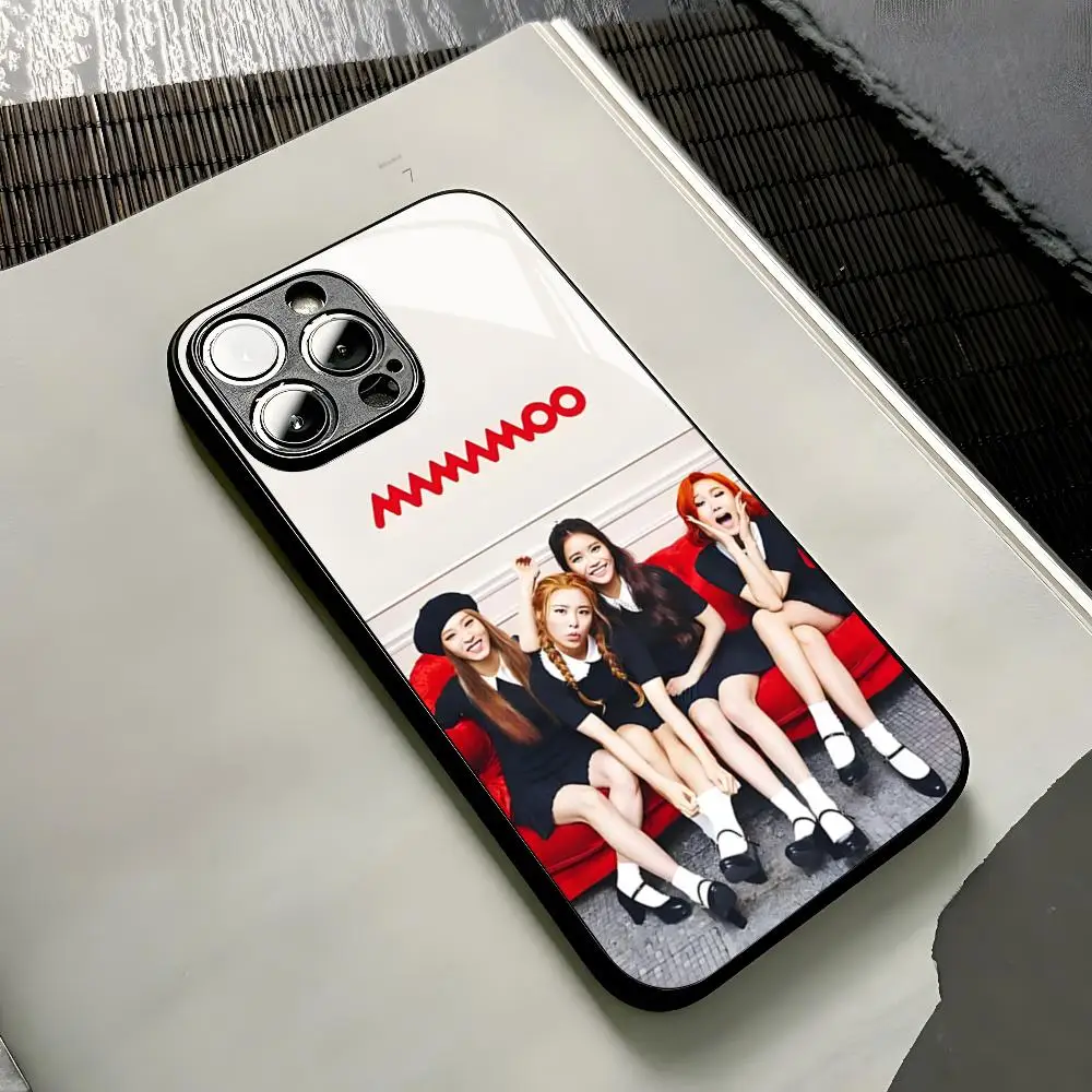 Phone Case for Iphone 15 13 12 14 11 Pro Max Mini X Xr Xs 8 7 KPOP Puls Mamamoo 6 glass