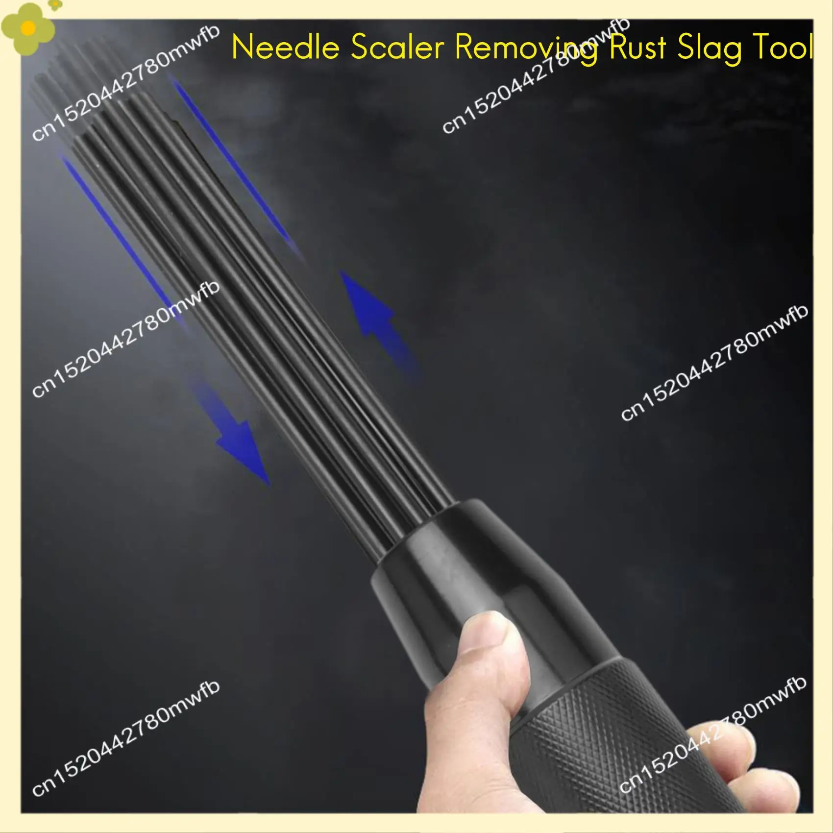 

LDHL новый игольчатый скалер для удаления ржавчины, инструмент для удаления шлака, воздушный пневматический шлак для удаления ржавчины, коррозии, инструмент для очистки с 12X иглами