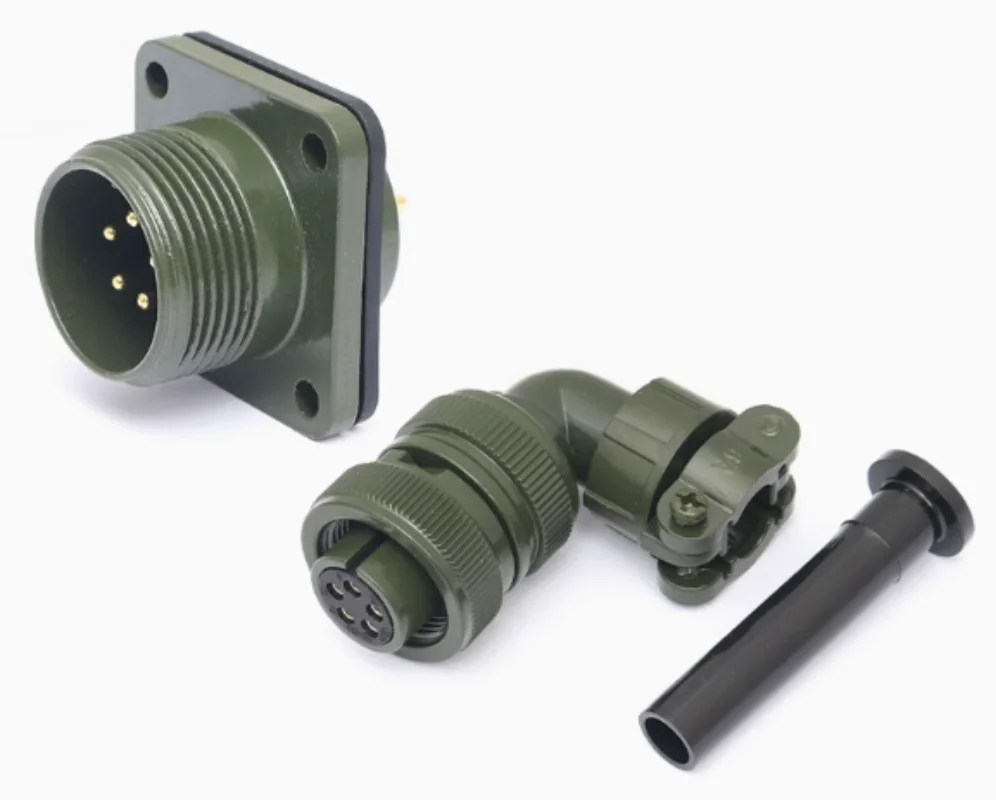 

2pcs 5015 military standard waterproof aviation plug socket 5-core MS3108A14S-5S MS3102A14S-5P