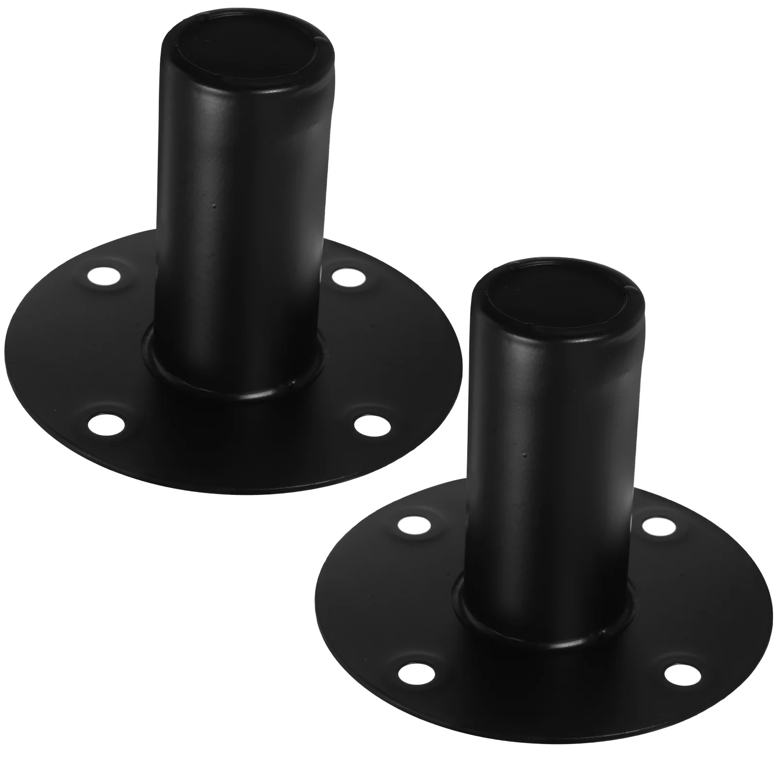 

2pcs Aluminum Alloy Speaker Stand Heavy Duty Metal Bracket For Stage Party Studio Use Durable Speaker Base Support