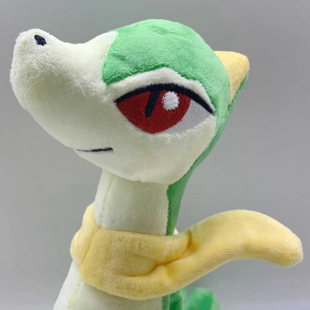 Pokemon Servine Plush Toys for Kids, Snivy Evolution, boneca de pelúcia, Sermetal Snake, decoração do quarto Kawaii, presentes de Natal, novo