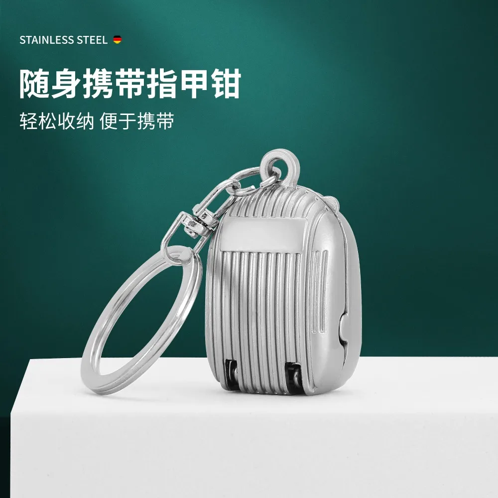 Neue Produkte Beliebte Nagelknipser Klappbare Nagelknipser Hochwertige klappbare Mini-Nagelknipser Schlüsselanhänger Tragbarer Heimgebrauch