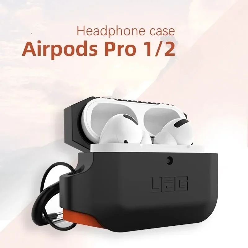 UA  Shatter-resistant Cover Apple Airpods 3 generation Case AirPods Pro Water/Dust Resistant Silicone Case