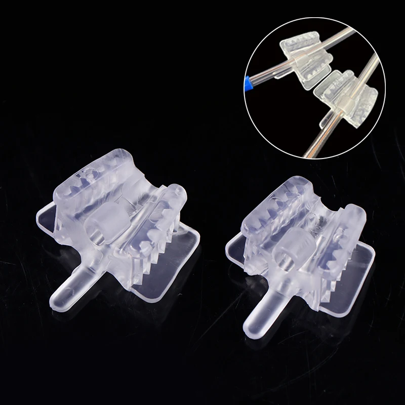 

1pcs Dental Silicone Mouth Support Holding Saliva Ejector Suction Tip Occlusal Pad Mouth Opener Retractor Oral Hygiene Material