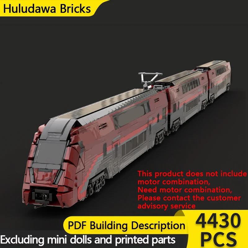 

City Car Model MOC Building Bricks Railway Transportation KISS 200 Train Modular Technology Gifts Holiday Assemble Children Toys