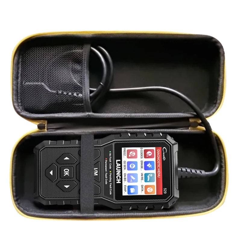 أحدث الصلب إيفا السفر تحمل غطاء تخزين حقيبة حالة لإطلاق Creader 529 OBD2 الماسح الضوئي السيارات أداة تشخيص