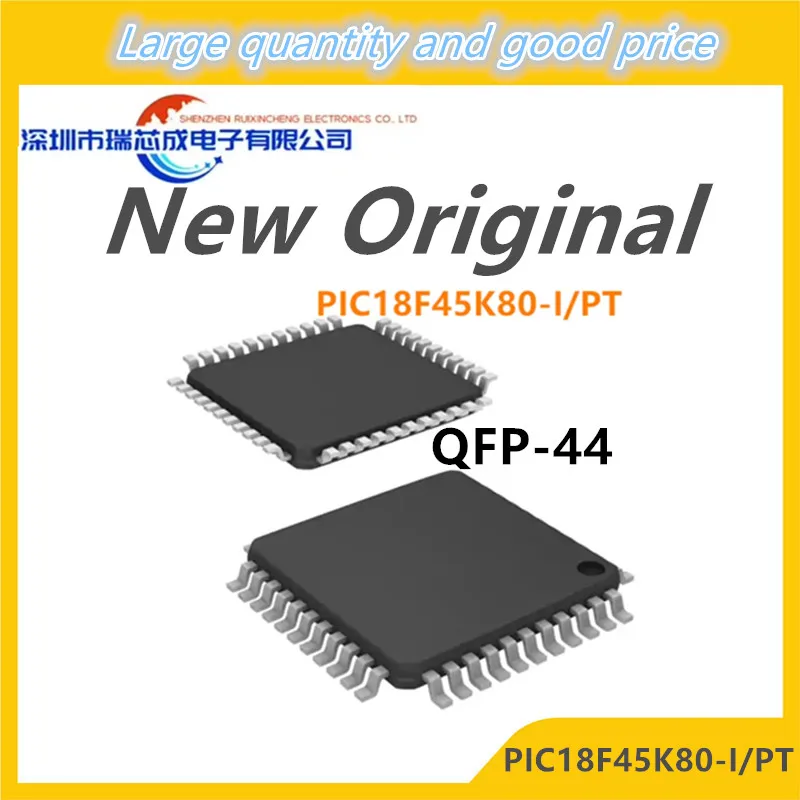 

(5-10piece) 100% New PIC18F45K80-I/PT PIC18F45K80 PIC18F45K80I/PT QFP-44 Chipset