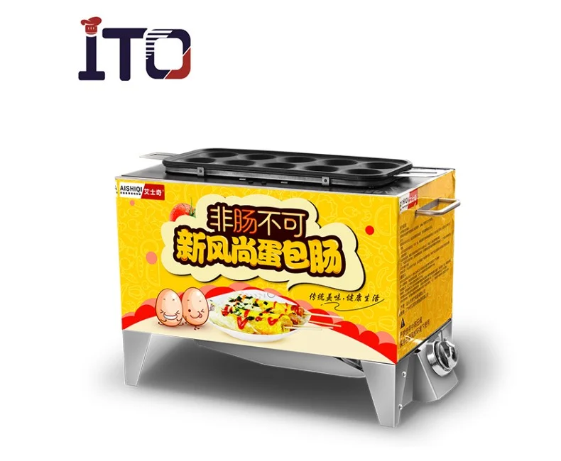 Industrial Automatic Breakfast Hot Dog Maker Egg Sausage Roll Maker Machine