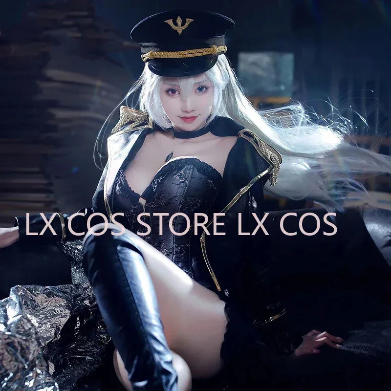 Anime Marin Kitagawa Military Uniform Black Lobelia Cosplay Marin Kitagawa Costume with Cosplay Wig