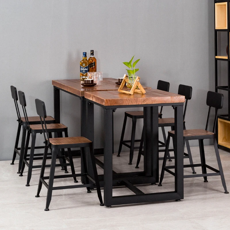 Industrial Balcon Restaurant Table Space Saving Auxiliary Children Modern Restaurant Table Makeup Nordic Comedor Home Furniture