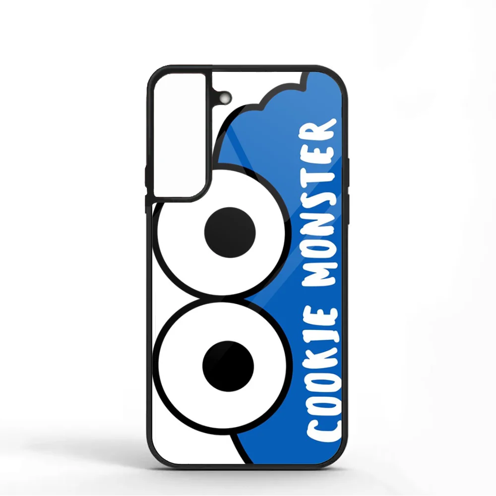 Sesames Cookie Elmo Phone Case For Samsung S10 S20 S21 S22 S24 S30 Plus ULTRA Mirror Acrylic Cover