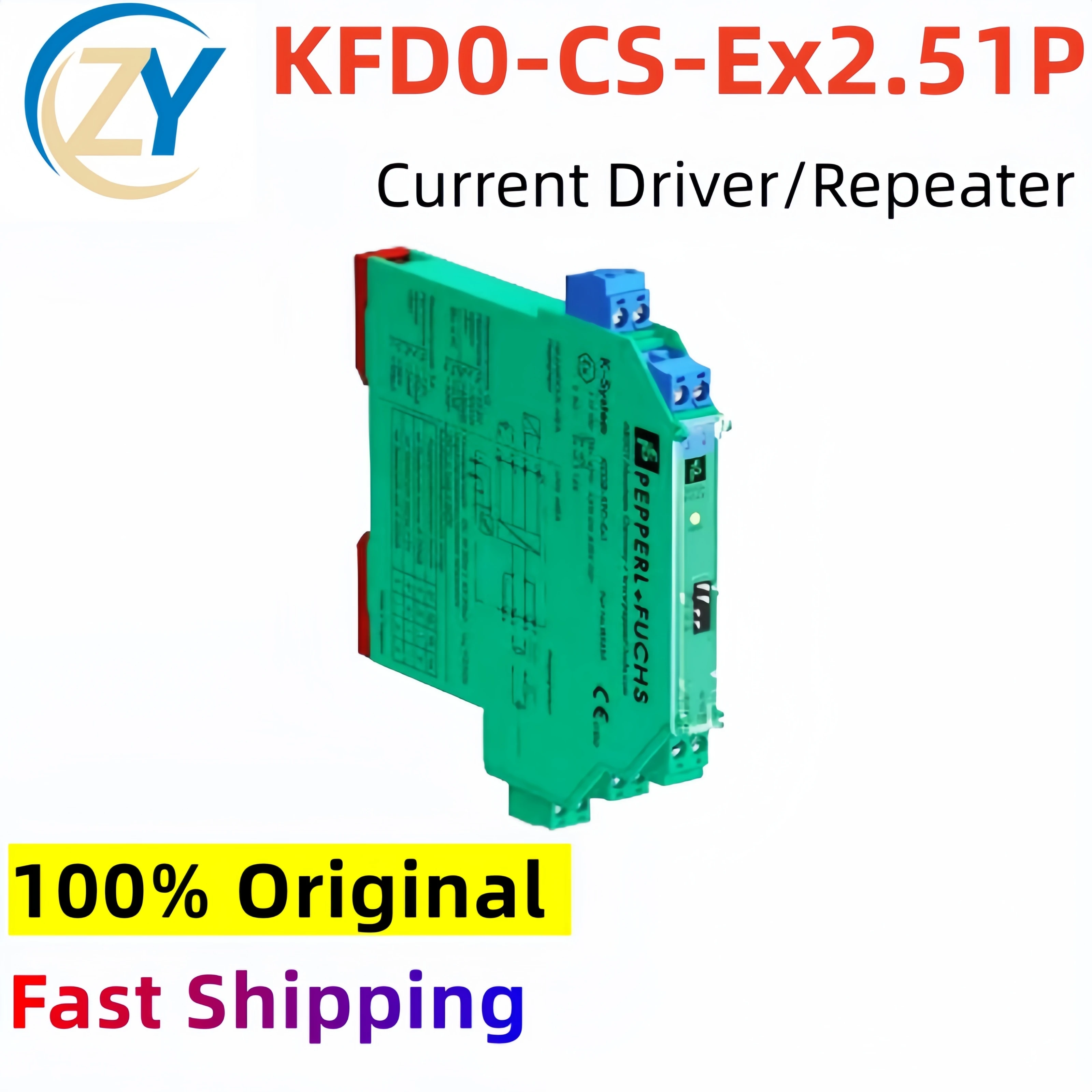 

New Original KFD0-CS-Ex2.51P 294980 Current Driver/Repeater 2-Channel Isolated Barrier I/P or Transmitter Power Supply In Stock