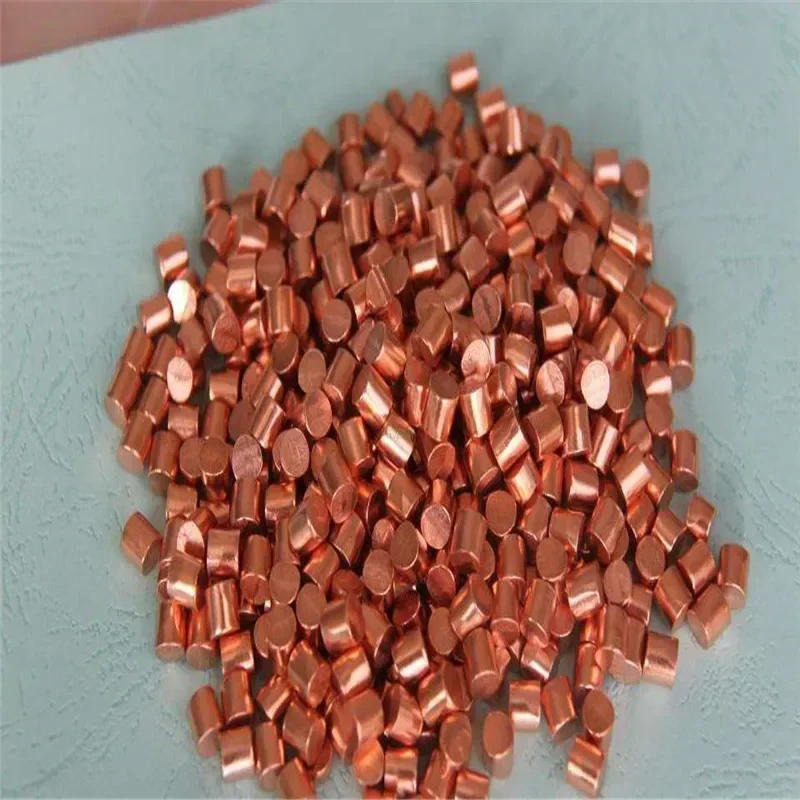 High-purity  particles Electrolytic copper particles Single crystal  Grain  blocks Copper particles